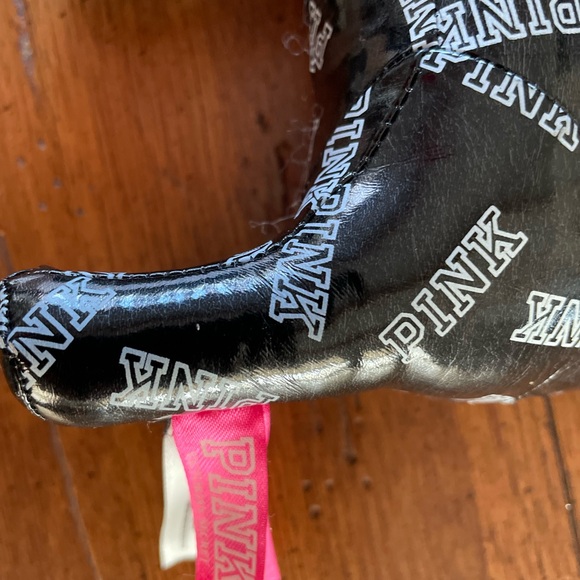 PINK Victoria's Secret Black and White Mini Dog L:8" x H:6" - Picture 3 of 9